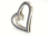 Van der Bauwede Pendant Heart Pendant Silver Diamond 58 Facettes 00042GD