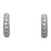 Earrings Hoop earrings in white gold, diamonds. 58 Facettes 30105