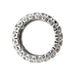 Ring 51 Band ring in white gold and diamonds. 58 Facettes 30009