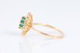 Ring 57 Marguerite Emerald Diamond Ring 58 Facettes 1