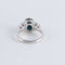 Bague 53 Bague Saphir épaulé de 6 diamants 58 Facettes 1