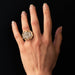 Ring 56 Diamond tank ring 58 Facettes 19-587-59