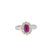 Bague 54 Bague Marguerite Rubis et Diamants 58 Facettes