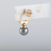 Tahitian Pearl Diamond Sleeper Earrings 58 Facettes 1
