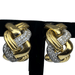 Boucles d'oreilles REPOSSI- Boucles d’oreilles modèle tresses diamants 58 Facettes