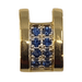 Pendant Royal blue sapphires gold pendant 58 Facettes