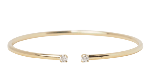 Bracelet Bracelet Jonc flexible Or jaune Diamants 58 Facettes 32428