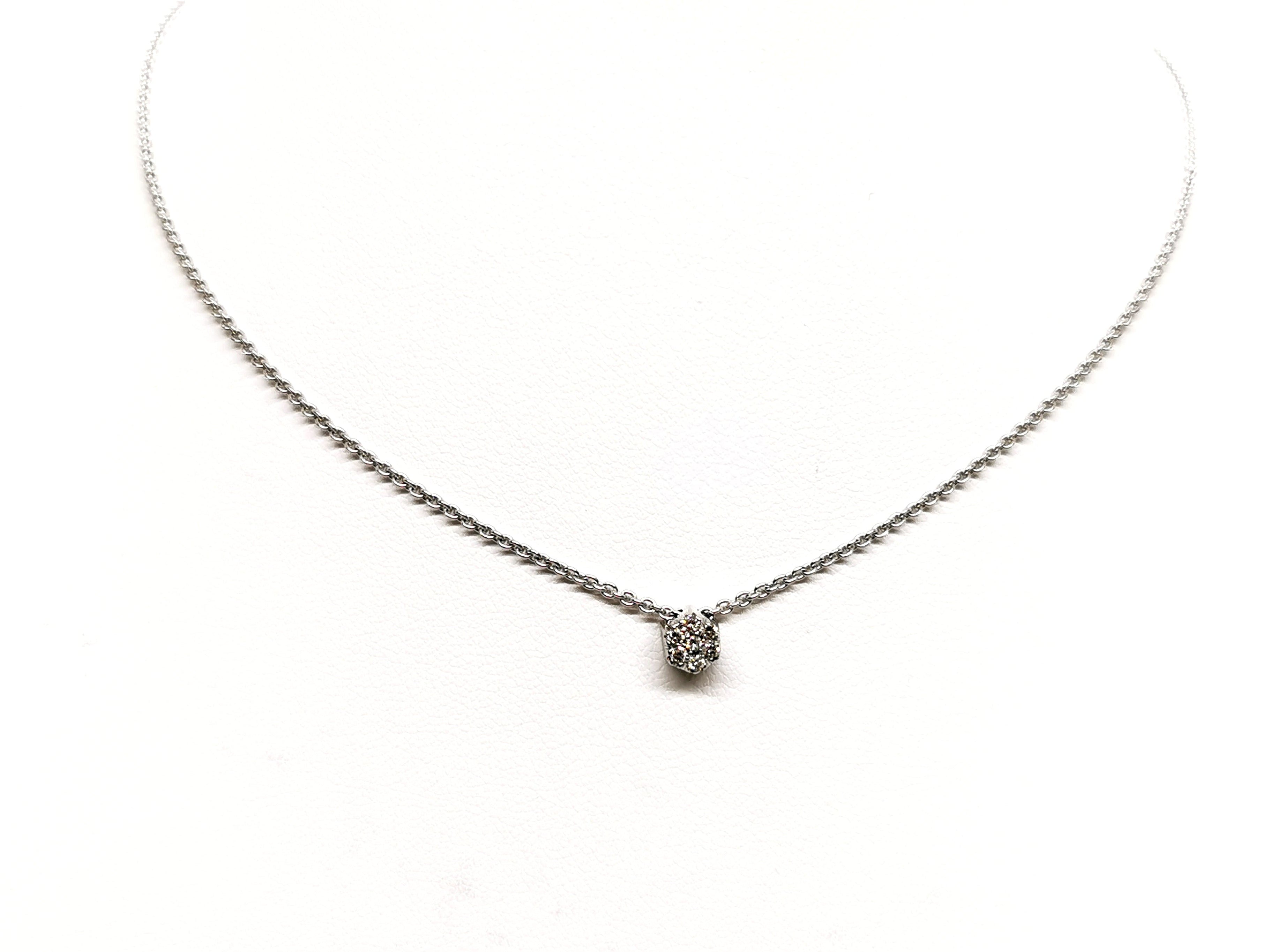 24 JOYAS Pendentif Fleur de Cristal - Collier Boule de Cristal avec Fleurs Sèches de Couleurs et
