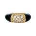 Ring 46 Van Cleef and Arpels ring in yellow gold “Philippine” model, onyx. 58 Facettes 30227