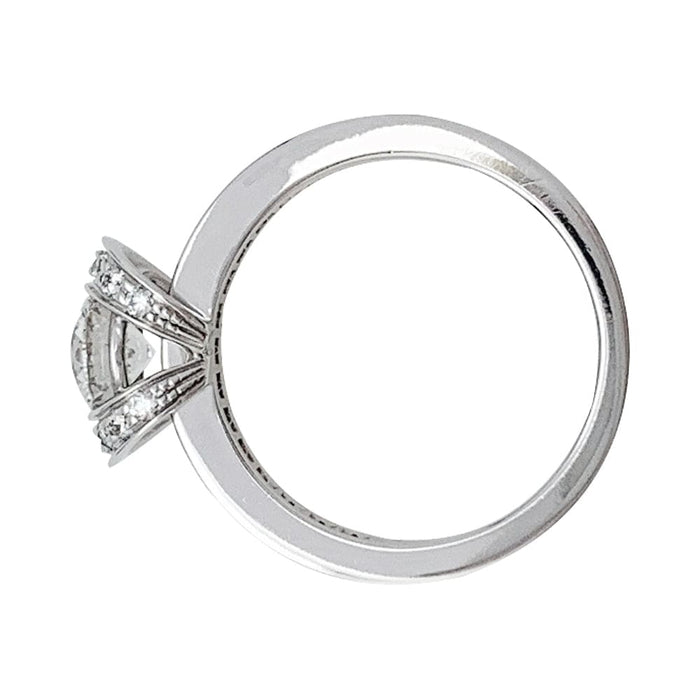 Bague 48 Bague Tiffany&Co. "Ribbon" en platine, diamant 0,55 carat. 58 Facettes 29796