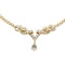 Collier Collier or jaune, diamant poire 1.02 ct, diamants navette et brillant. 58 Facettes 30530