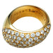 Ring 55 Chaumet ring, “Homage to Venice” model, in yellow gold and diamonds. 58 Facettes 27829-1