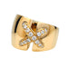 Ring 51 Chaumet ring, “Liens” large model, yellow gold, diamonds. 58 Facettes 29934