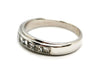 Ring 54 Half wedding ring White gold Diamond 58 Facettes 1186432CN
