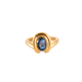 Ring 53 Yellow gold and Ceylon sapphire engagement ring 58 Facettes 00012