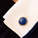 Cufflinks Lapis lazuli cufflinks 58 Facettes 19-681