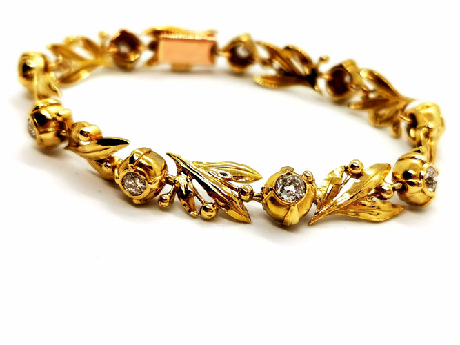 Bracelet Bracelet Or jaune Diamant 58 Facettes 1119850CN