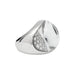 Ring 54 Cartier “Myst” ring in white gold, rock crystal and diamonds. 58 Facettes 30405