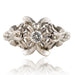 Bague 57 Bague vintage or blanc diamants 58 Facettes 20-179A-59