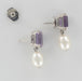 Earrings Amethyst and pearl earrings 58 Facettes APEB2-5486309