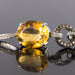 Pendentif Pendentif citrines et diamants 58 Facettes 03-073-2458404