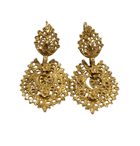 Boucles d'oreilles Dormeuses en Or jaune 58 Facettes