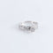 Bague 54 Bague Solitaire Fleurs diamants 58 Facettes FM91