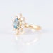 Ring 51.5 Daisy Ring Aquamarine Diamonds 58 Facettes 1