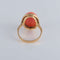 Bague Bague Corail de Méditerranée 58 Facettes