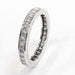 Second-hand platinum / diamond Cartier wedding ring