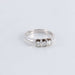 Ring 53 White gold ring Trilogy 58 Facettes FM51