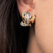 Boucles d'oreilles Boucles d'oreilles vintage fleurs diamants 58 Facettes 19-673