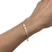 Bracelet Dinh Van bracelet, “Serrure” model in yellow gold. 58 Facettes 30340