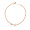 Bracelet Bracelet avec F et diamants 58 Facettes 27940
