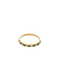 Bague Alliance en or jaune diamants et émeraudes 58 Facettes 25036
