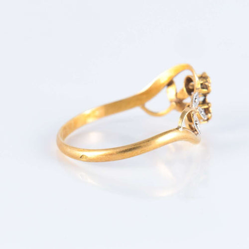 Bague 62 Bague Florale 58 Facettes JE213