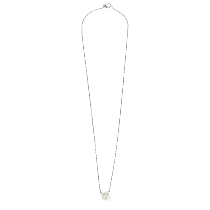 Collier Collier or gris, diamant 58 Facettes