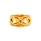 Bague 57 Bague Or jaune 58 Facettes
