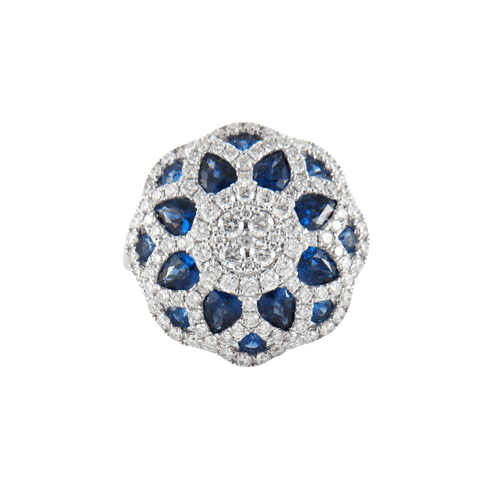 Bague 53 Bague Empire Saphir Diamants 58 Facettes 2.118