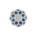 Ring 53 Empire Sapphire Diamond Ring 58 Facettes 2.118