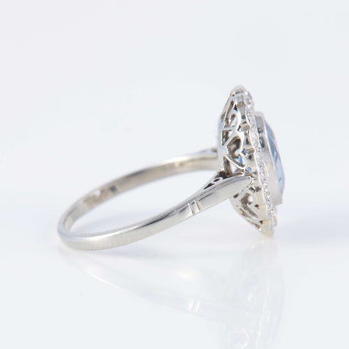 Bague 52 Bague Art Déco Panier Coeurs 58 Facettes 1