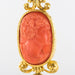 Earrings Antique cameo dangling earrings on coral 58 Facettes 18-373