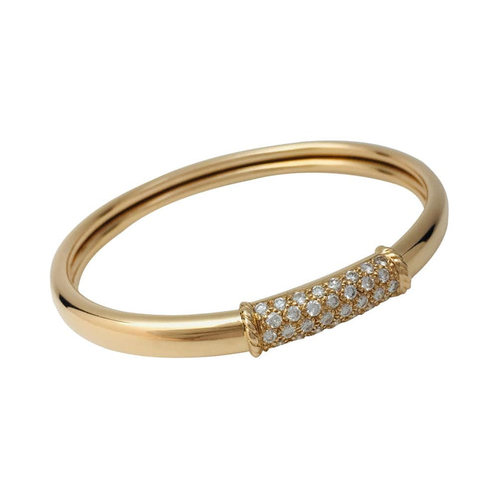 Bracelet Van Cleef & Arpels, "Philippine", or jaune et diamants.