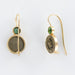 Tourmaline and cameo earrings on lava stone 58 Facettes 17-235