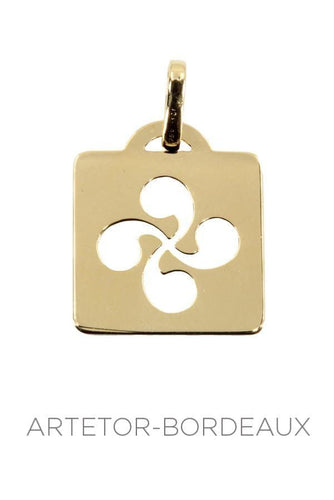 Pendentif Croix basque 58 Facettes 32701