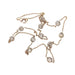 Collier Collier en or rose, 11 diamants bruns. 58 Facettes 29612