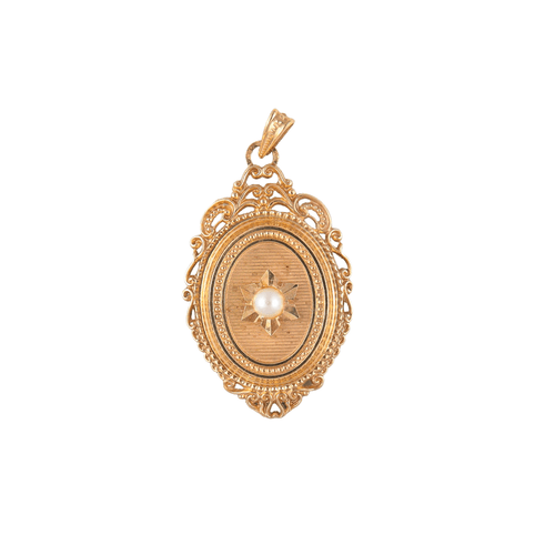 Pendentif Pendentif Perle arabesques 58 Facettes JE39