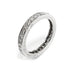 Ring 55 Cartier wedding ring in platinum, princess-cut diamonds. 58 Facettes 25299-1