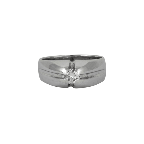 Bague Bague or blanc Diamant 0.33ct 58 Facettes
