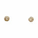 Boucles d'oreilles Puces diamants en or rose. 58 Facettes 29610